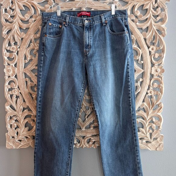 Levi's Y2K 505 Low Straight Leg Jeans Nouveau Size 16 - Picture 1 of 6